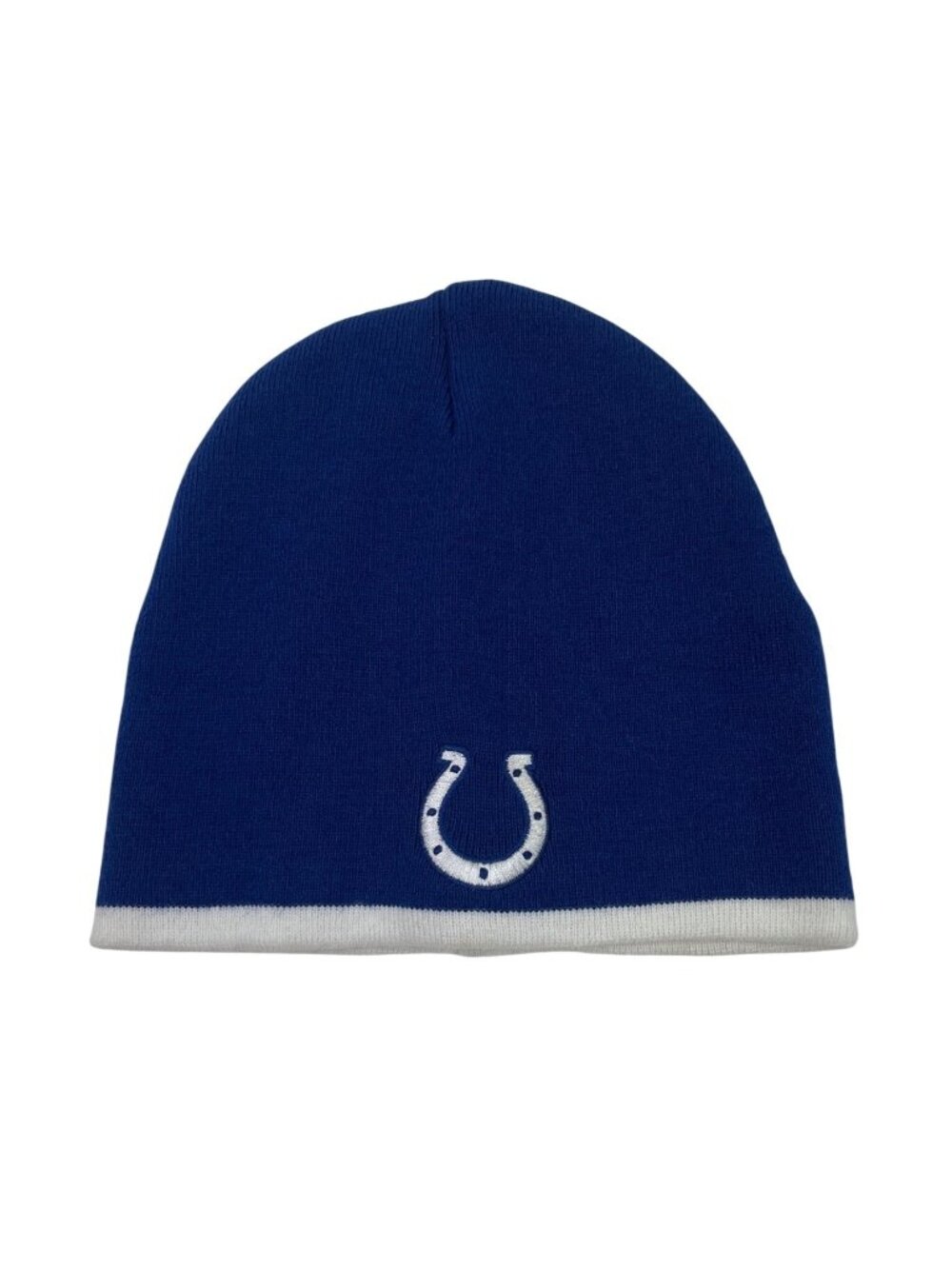 NFL Team Apparel Blue & White Indianapolis Colts Knit Beanie Hat